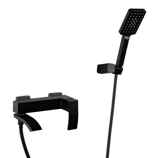 Смеситель для ванны Filarete Waterfall FL2110BL, черный