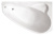 Акриловая ванна Triton Пеарл-шелл 160x104 см L