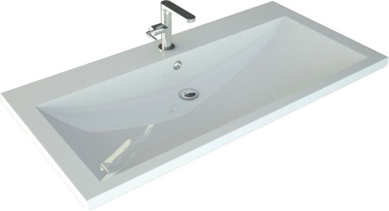 Мебель для ванной Art&Max Family 90 напольная, Bianco Lucido