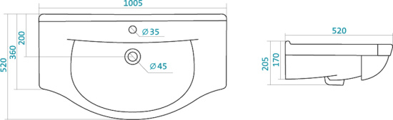 Мебель для ванной Sanflor Адель 100 белая, патина золото