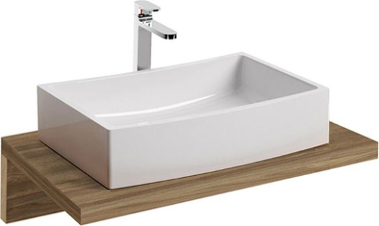 Столешница с раковиной Ravak L 80 темный орех