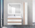 Пенал BelBagno Aurora 30 R bianco lucido (ручки на выбор)
