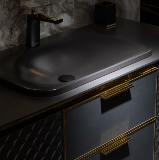 Тумба с раковиной Armadi Art Rombo 777-120-BG