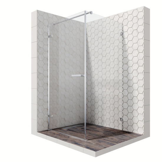 Душевой уголок Ambassador Abner 10011101L 90x90 см