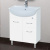 Тумба с раковиной Bellezza Уют 60 1 ящик белая