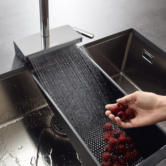 Смеситель для кухни Hansgrohe Aquno Select M81 73830000 хром