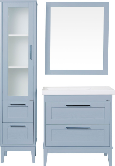 Зеркало ValenHouse Эйвори 80 серое