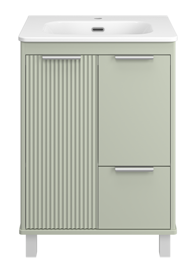 Тумба с раковиной Brevita Risacca Pistachio 60