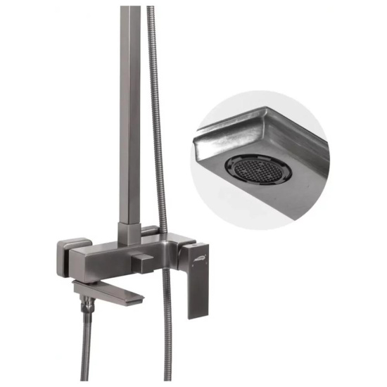 Душевая стойка Hansberge H5070BG, графит