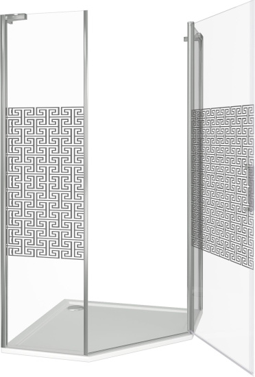 Душевой уголок Good Door Fantasy PNT-90-F-CH 90x90