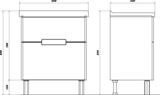 Мебель для ванной SanStar Ориана 70