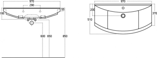 Мебель для ванной Vigo Diana 105