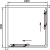 Душевой уголок Black&White Stellar Wind S502 1000х1000