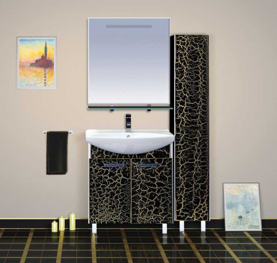 Пенал Misty Джулия 35 черный краколет R