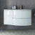 Тумба с раковиной Cezares Vague 104 R bianco lucido Тумба с раковиной Cezares Vague 104 R bianco lucido