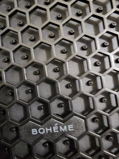 Душевой комплект для ванны Boheme Cell графит, термостат