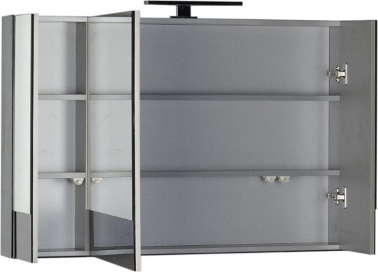Зеркало-шкаф Aquanet Верона 100 черный