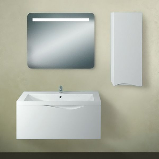 Шкаф 1MarKa Этюд 35П белый глянец