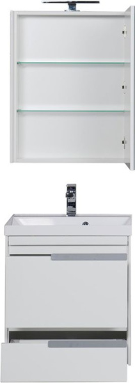 Мебель для ванной Aquanet Тиволи 60 белая
