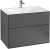 Тумба с раковиной Villeroy & Boch Finion 80 anthracite matt lacquer, с настенным освещением Тумба с раковиной Villeroy & Boch Finion 80 anthracite matt lacquer, с настенным освещением