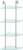 Полка Ellux Elegance ELE 057 4-ярусная угловая, 30 см
