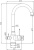 Смеситель для кухни Zorg Steel Hammer SH 763 SATIN