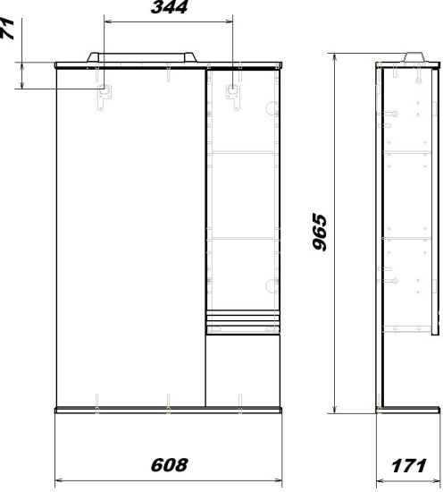 Мебель для ванной Sanstar Мира 60