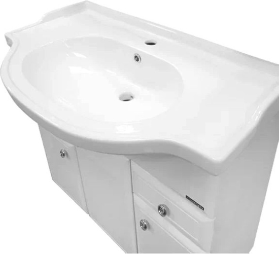 Тумба с раковиной Comforty Сочи 100 напольная