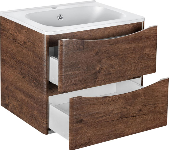 Мебель для ванной Vincea Paola 60 темный дуб