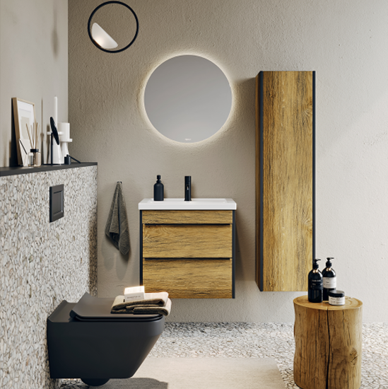 Мебель для ванной Aqwella Fargo 60 дуб балтийский