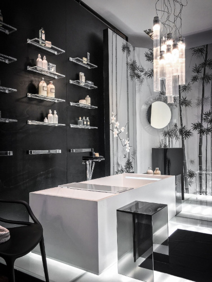 Зеркало Laufen Kartell 3.8633.1.084.000.1 прозрачный пластик