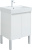 Тумба с раковиной Aquanet Nova Lite 60 белый глянец, с дверками