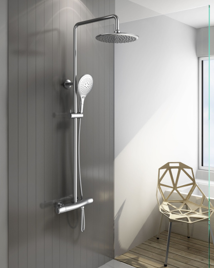 Душевая система с термостатом Altrobagno Squalo 030410 Cr