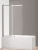 Душевая шторка на ванну Cezares Eco-O-VF-11-90/145-C-Cr