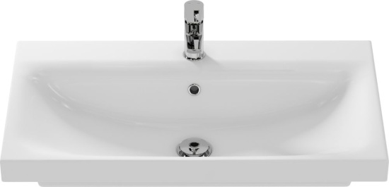 Тумба с раковиной Misty Лира 80 напольная