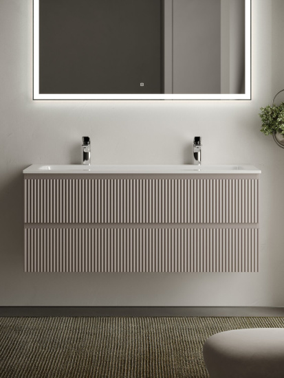 Тумба с раковиной Sancos Snob R 120 Doha Soft SNR120SM, подвесная