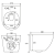 Подвесной унитаз beWash Minimal BKWHR003480 с сиденьем микролифт