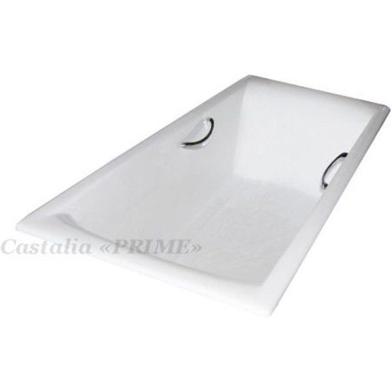 Чугунная ванна Castalia Prime 150x70 с ручками