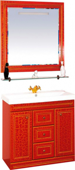 Зеркало Misty Fresko 90 красное краколет