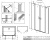 Душевая дверь в нишу Radaway Nes DWD II 10037073-01-01 + 10041097-01-01 170 см Душевая дверь в нишу Radaway Nes DWD II 10037073-01-01 + 10041097-01-01 170 см