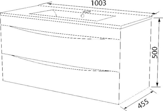 Мебель для ванной Iddis Cloud 100