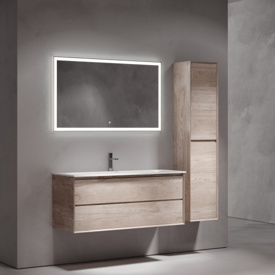 Тумба с раковиной Sancos Marmi 2.0 120 дуб галифакс натуральный, MR2.0120EG