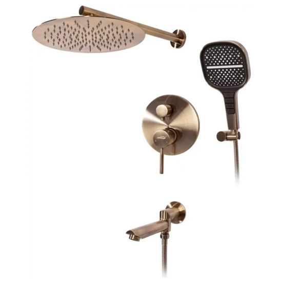 Душевая система Hansberge H6095BR, бронза