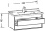 Мебель для ванной Duravit Ketho 80 графит матовый
