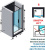 Душевая дверь в нишу Novellini Giada G+F in line GIADNGF120S-1K
