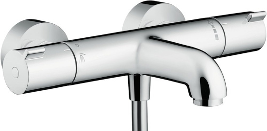 Душевой комплект Hansgrohe Ecostat 1001 CL ВМ 13201000 термостат + душевой гарнитур Croma Select E Vario 26582400
