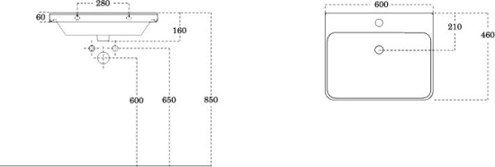 Мебель для ванной Aquanet София 60