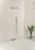 Шланговое подключение Hansgrohe Fixfit Porter Square 26486000 с держателем для душа