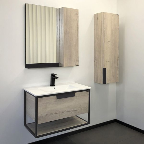 Шкаф Comforty Бонн 35 дуб дымчатый, графит