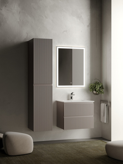 Тумба с раковиной Sancos Snob R 60 см, Doha Soft